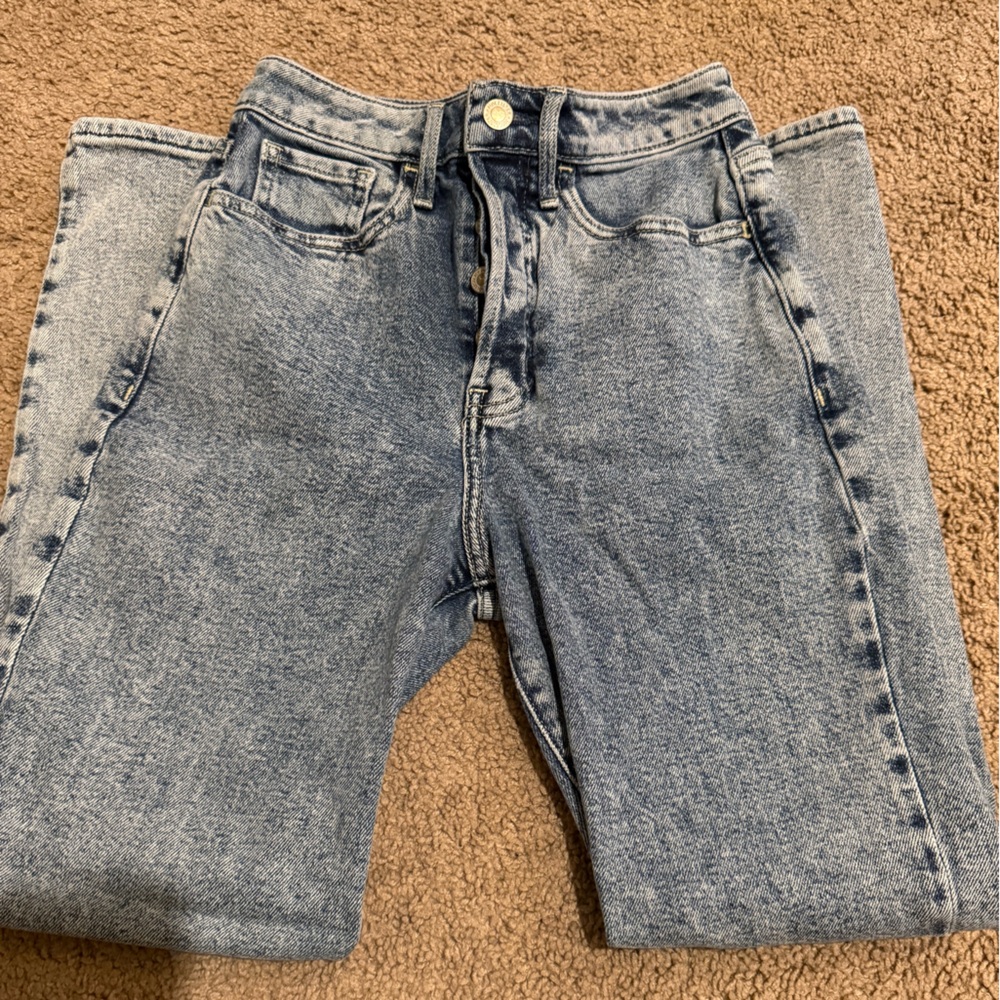 Hollister Light Blue Straight Leg Jeans